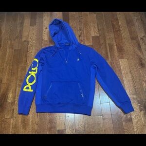 Polo Rl hoodie blue Large